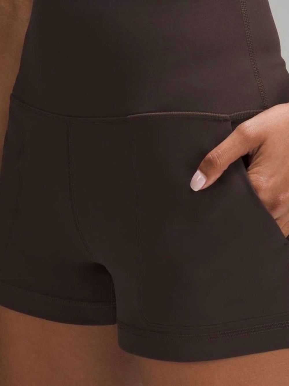 Lululemon Align Classic Fit Shorts 4 Espresso Brown